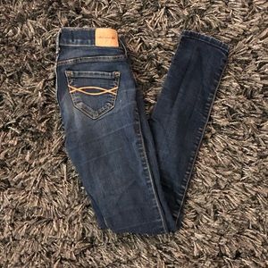 Abercrombie kids super skinny stretchy jeans